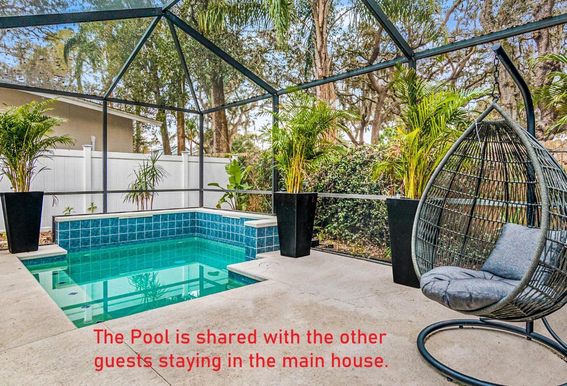Modern House In Clearwater With Access To A Shared Swimming Pool Apartment Safety Harbor Bagian luar foto